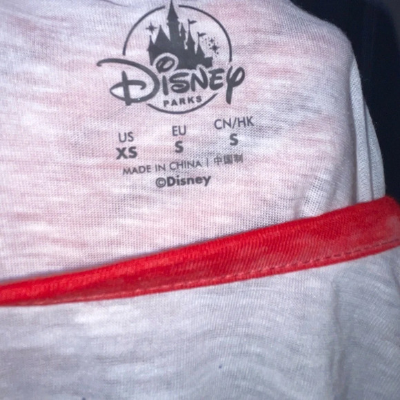 Disney Parks Walt Disney World Castle Raglan Knotted Tie Shirt Size XS Retro - Picture 4 of 7